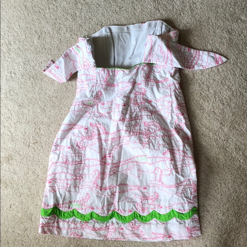 Lilly Pulitzer Alligator Growl strapless dress - Picture 5 of 6